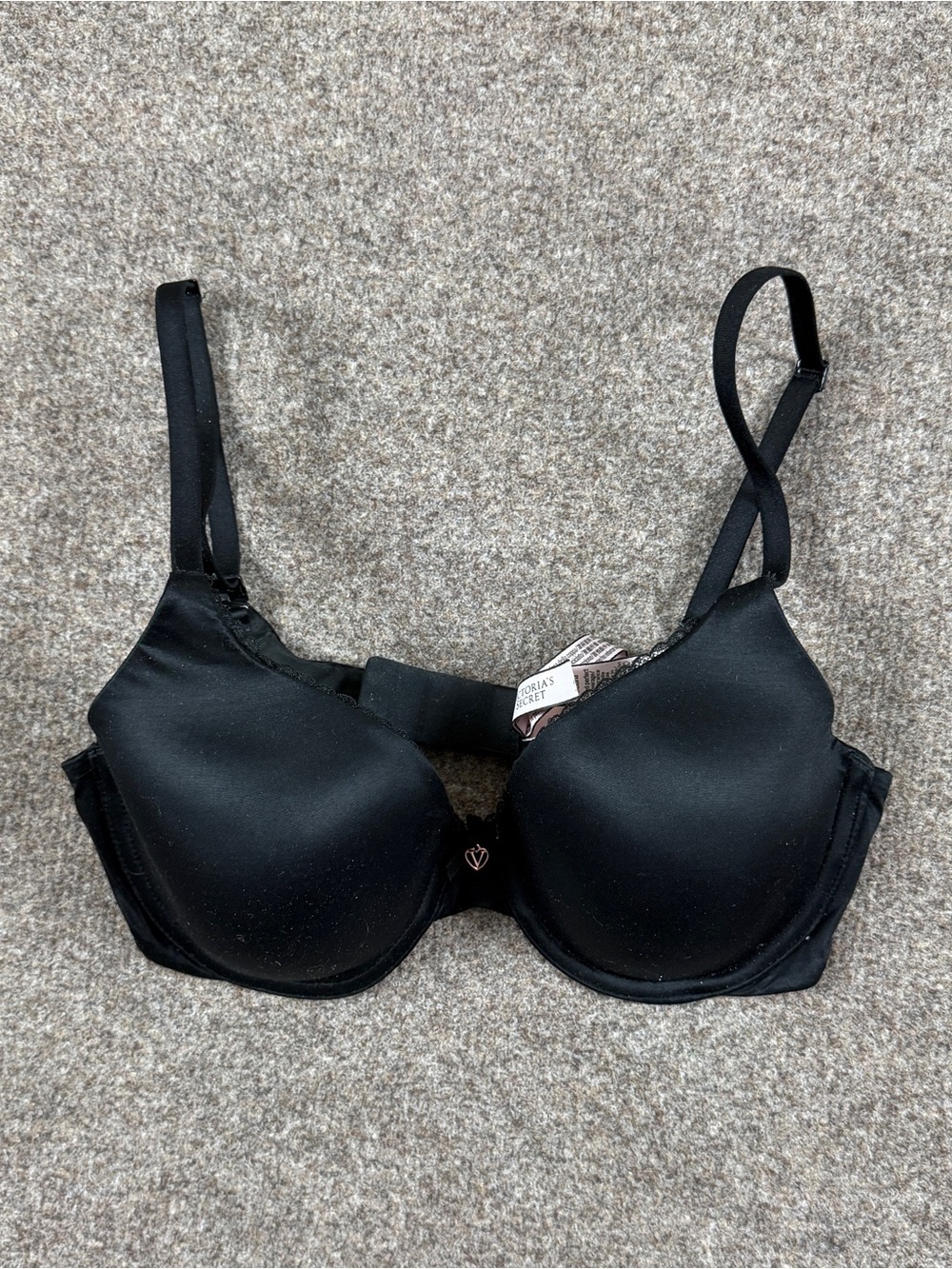 Victoria’s Secret Body By Victoria Black Lightly Lined‎ Full Coverage Bra 32D